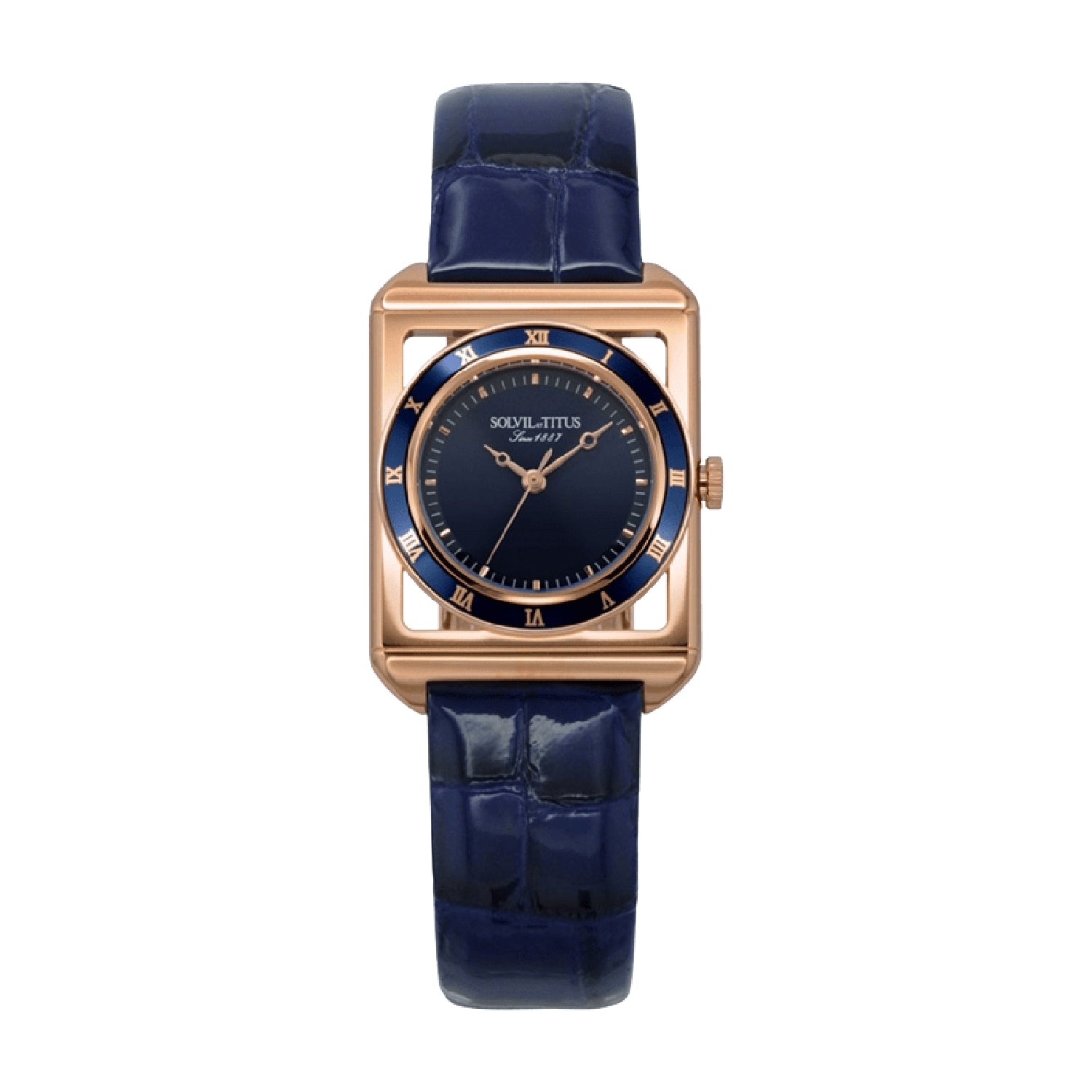 The Letter 3 Hands Quartz Leather Women Watch W06-03266-003
