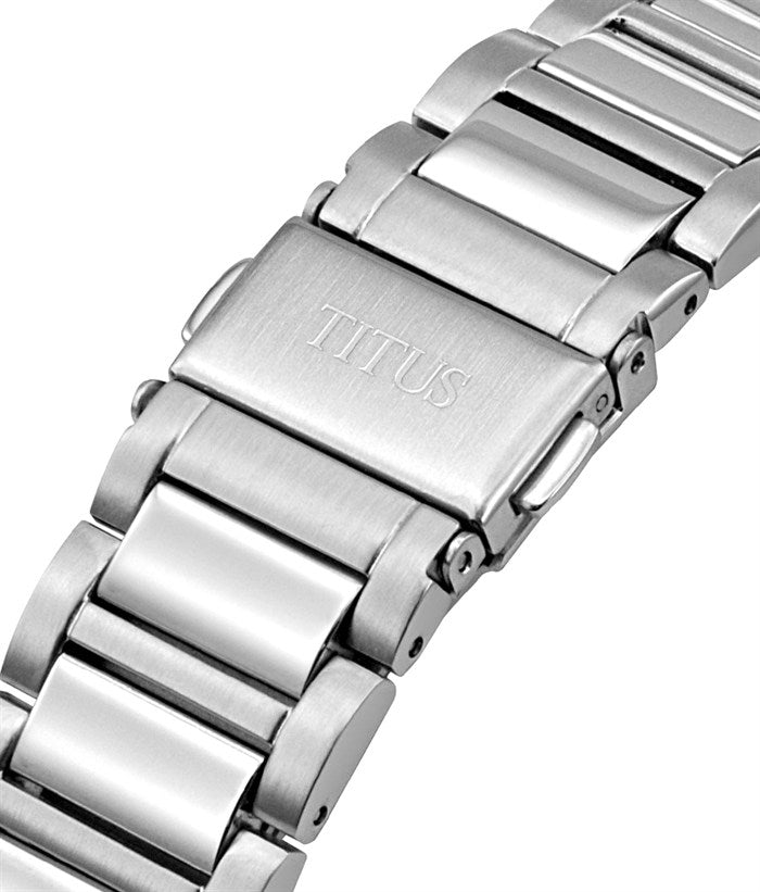 Silverlight 3 Hands Date Mechanical Stainless Steel Men Watch W06-03229-001