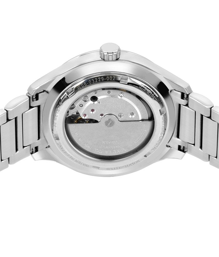 Silverlight 3 Hands Date Mechanical Stainless Steel Men Watch W06-03229-002