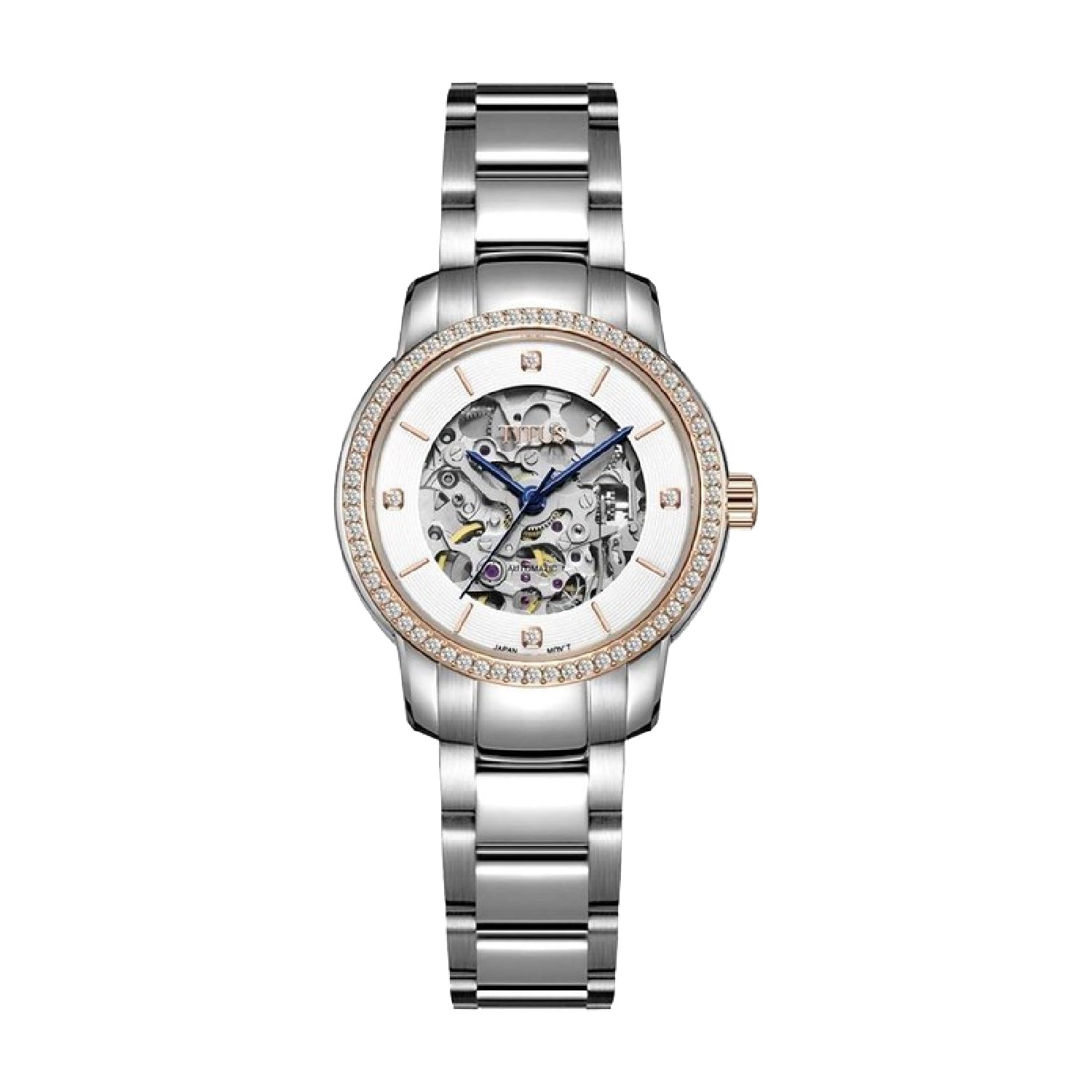 Exquisite 3 Hands Mechanical Stainless Steel Women Watch W06-03233-001