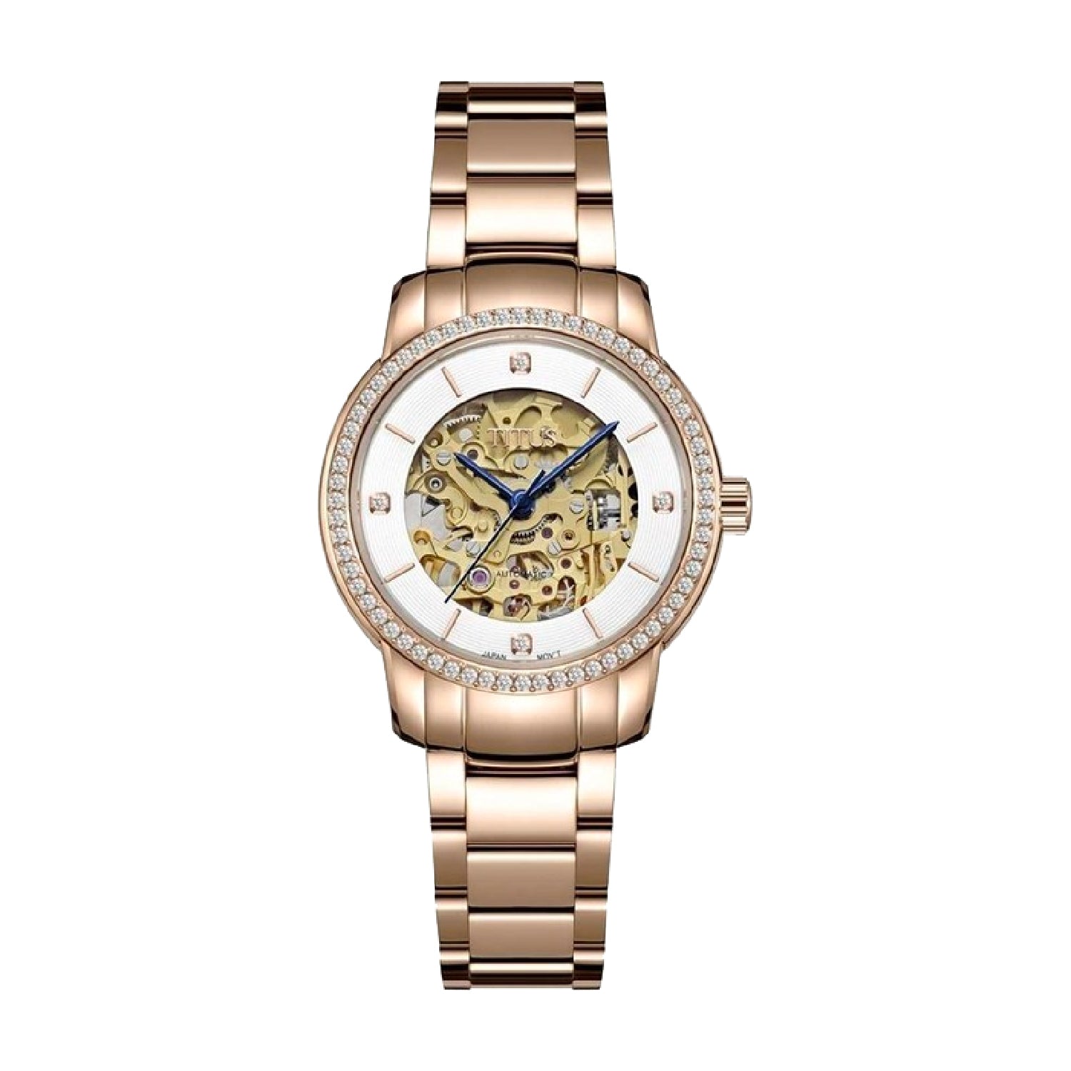 Exquisite 3 Hands Mechanical Stainless Steel Women Watch W06-03233-002