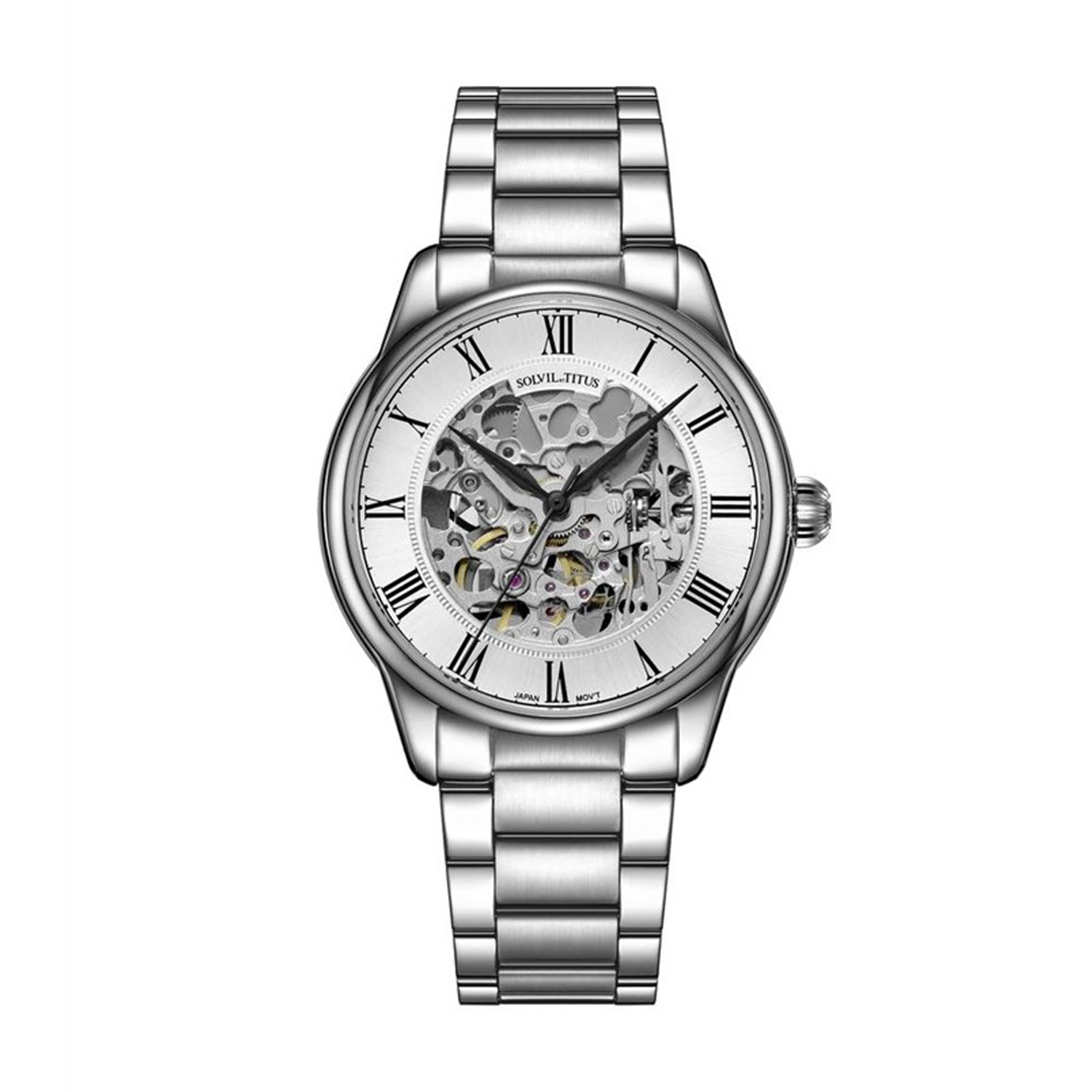 Classic 3 Hands Mechanical Stainless Steel Men Watch W06-03234-001