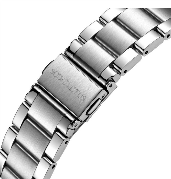 Enlight 3 Hands Mechanical Stainless Steel Men Watch W06-03234-001