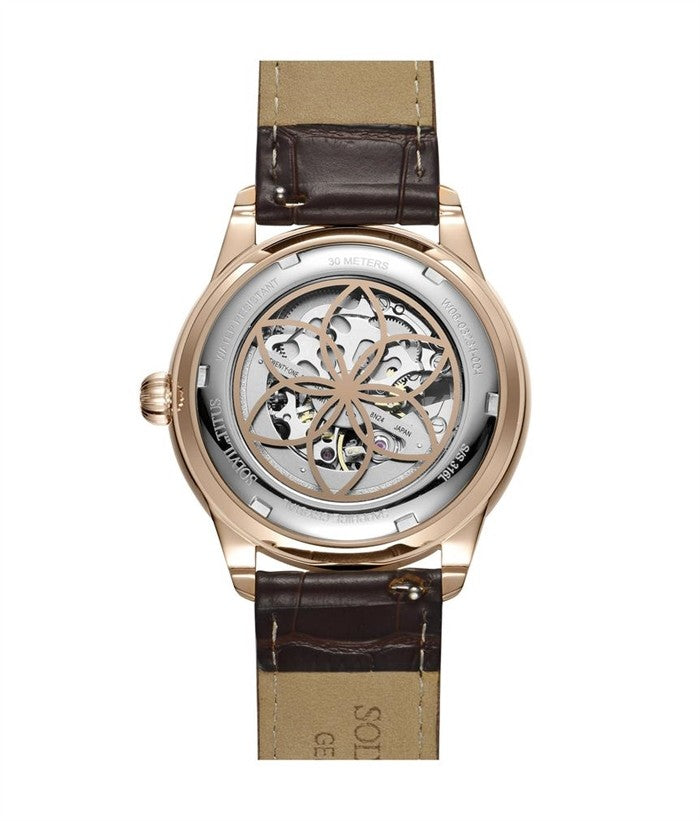 Classic 3 Hands Mechanical Leather Men Watch W06-03234-004