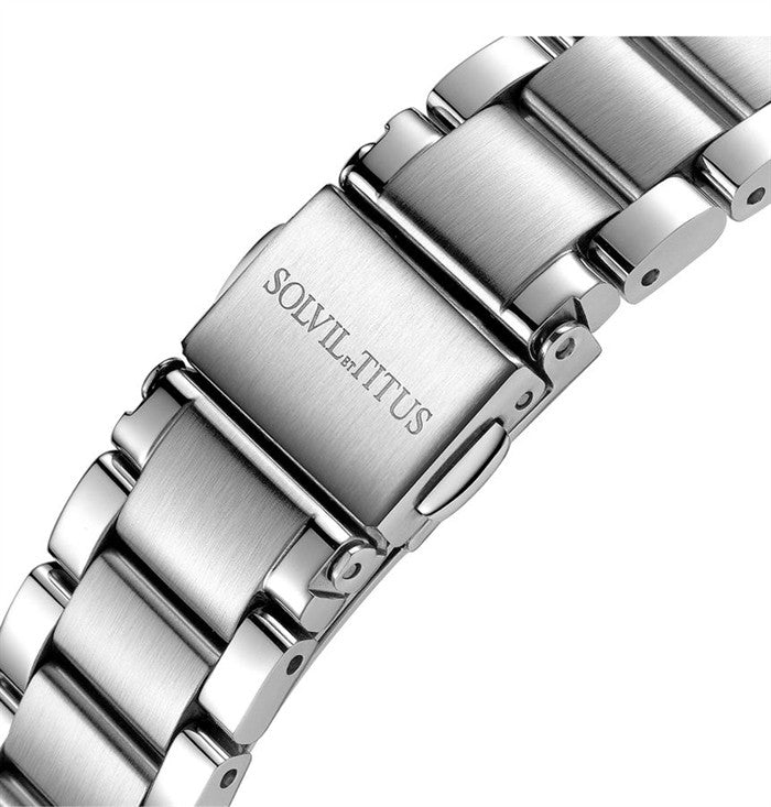 Classic 3 Hands Mechanical Stainless Steel Women Watch W06-03235-001