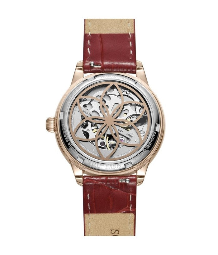Enlight 3 Hands Mechanical Leather Women Watch W06-03235-004