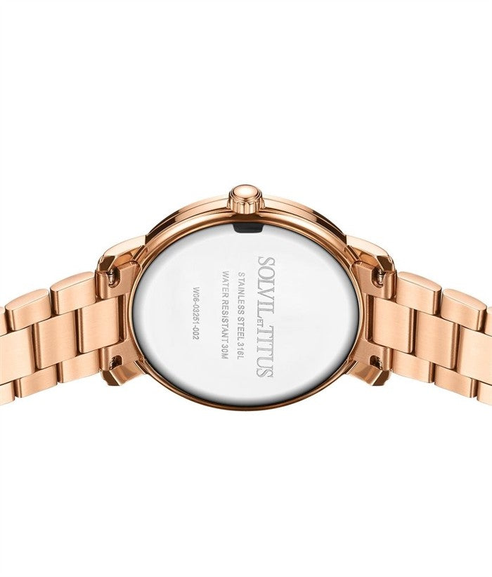 Fashionista Multi-Function Quartz Stainless Steel Women Watch W06-03251-002