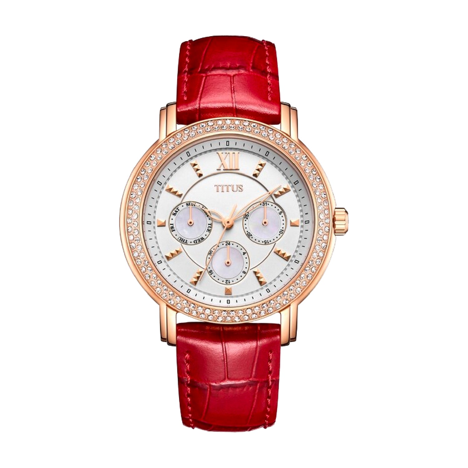 Fashionista Multi-Function Quartz Leather Women Watch W06-03251-003