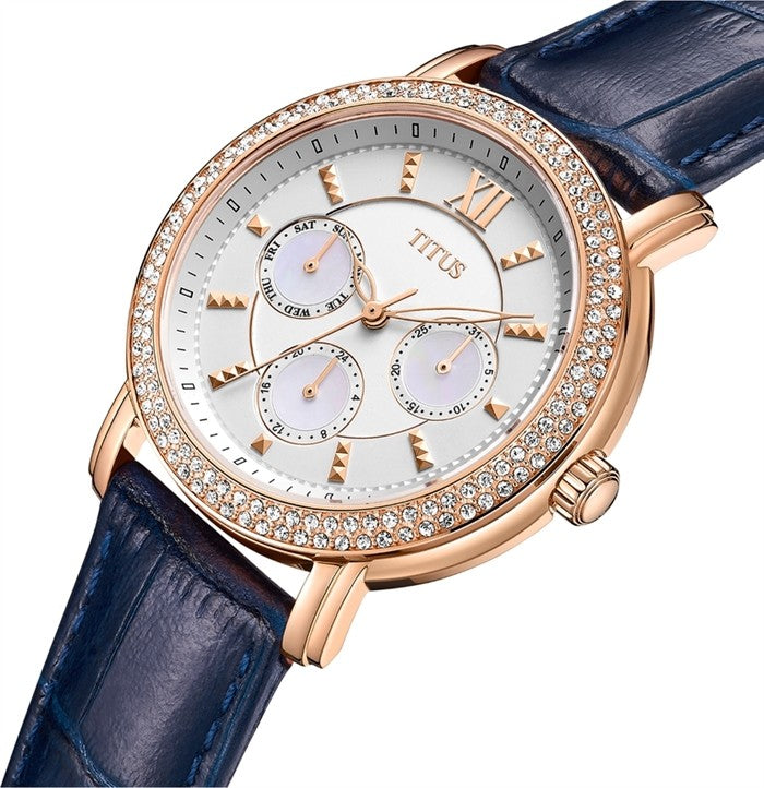 Fashionista Multi-Function Quartz Leather Women Watch W06-03251-004