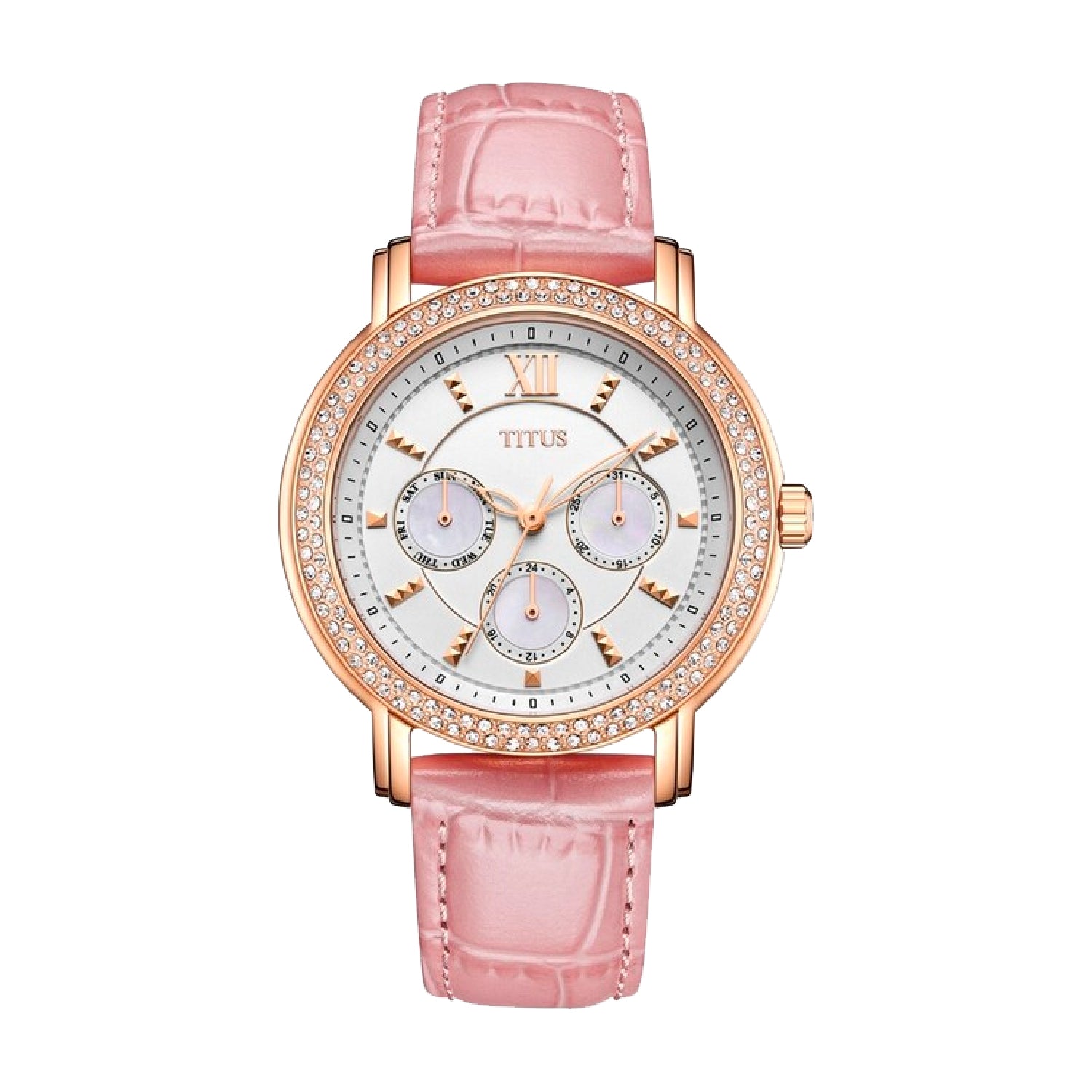 Fashionista Multi-Function Quartz Leather Women Watch W06-03251-005