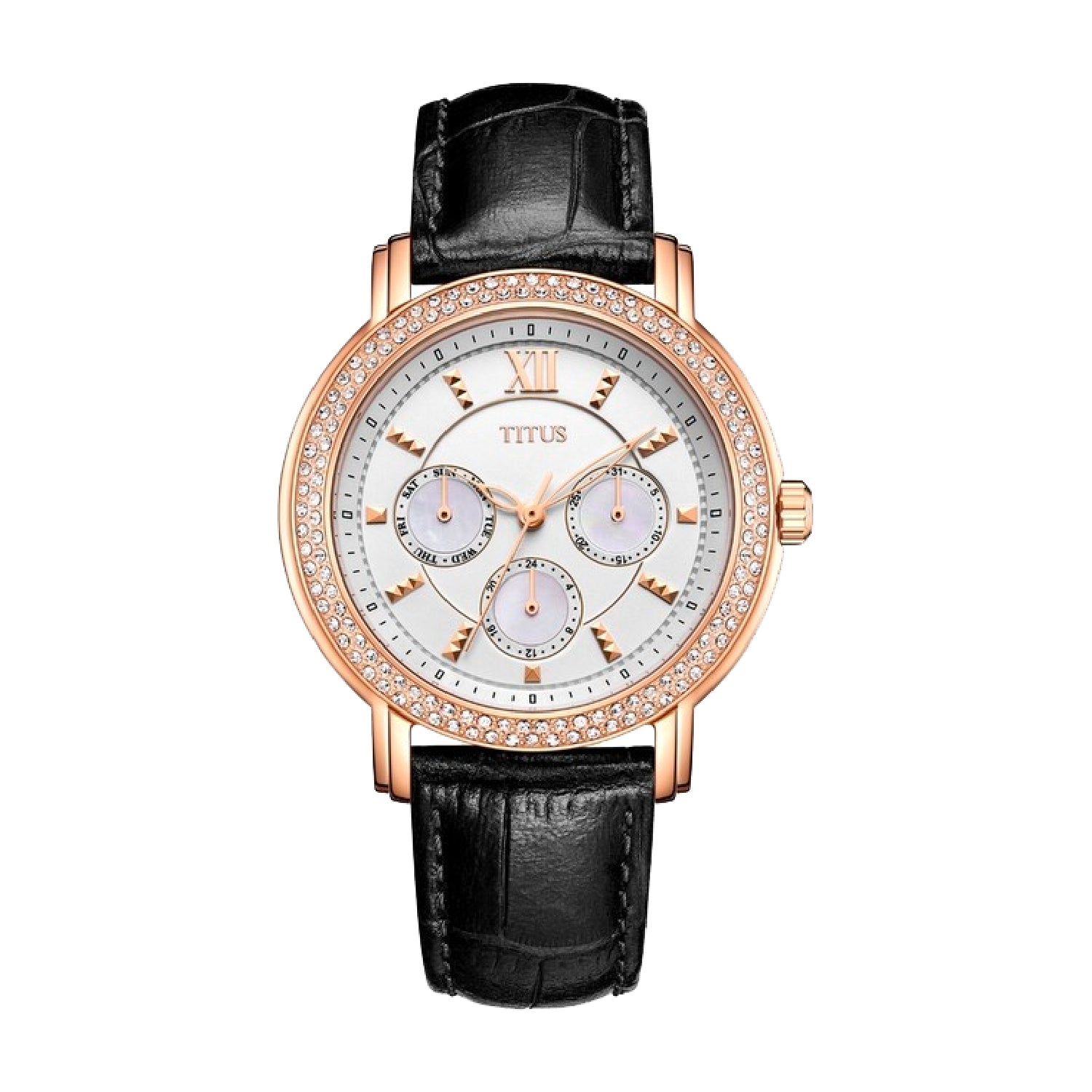 Fashionista Multi-Function Quartz Leather Women Watch W06-03251-006