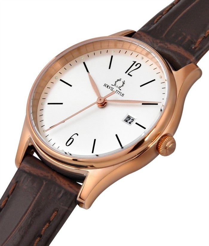 Classicist 3 Hands Date Quartz Leather Women Watch W06-03253-002
