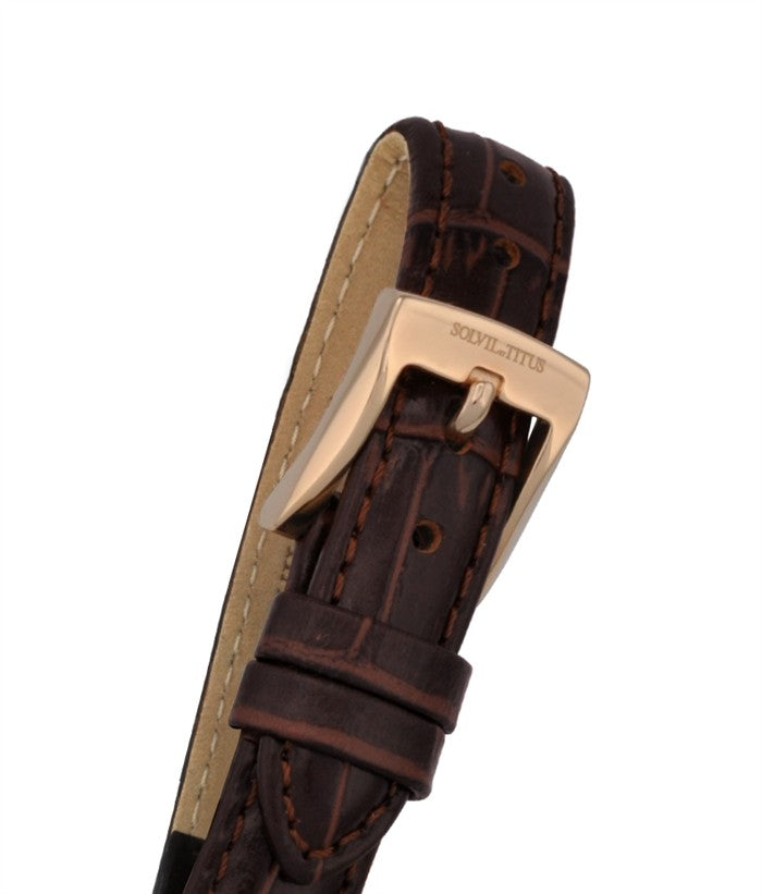 Classicist 3 Hands Date Quartz Leather Women Watch W06-03253-002