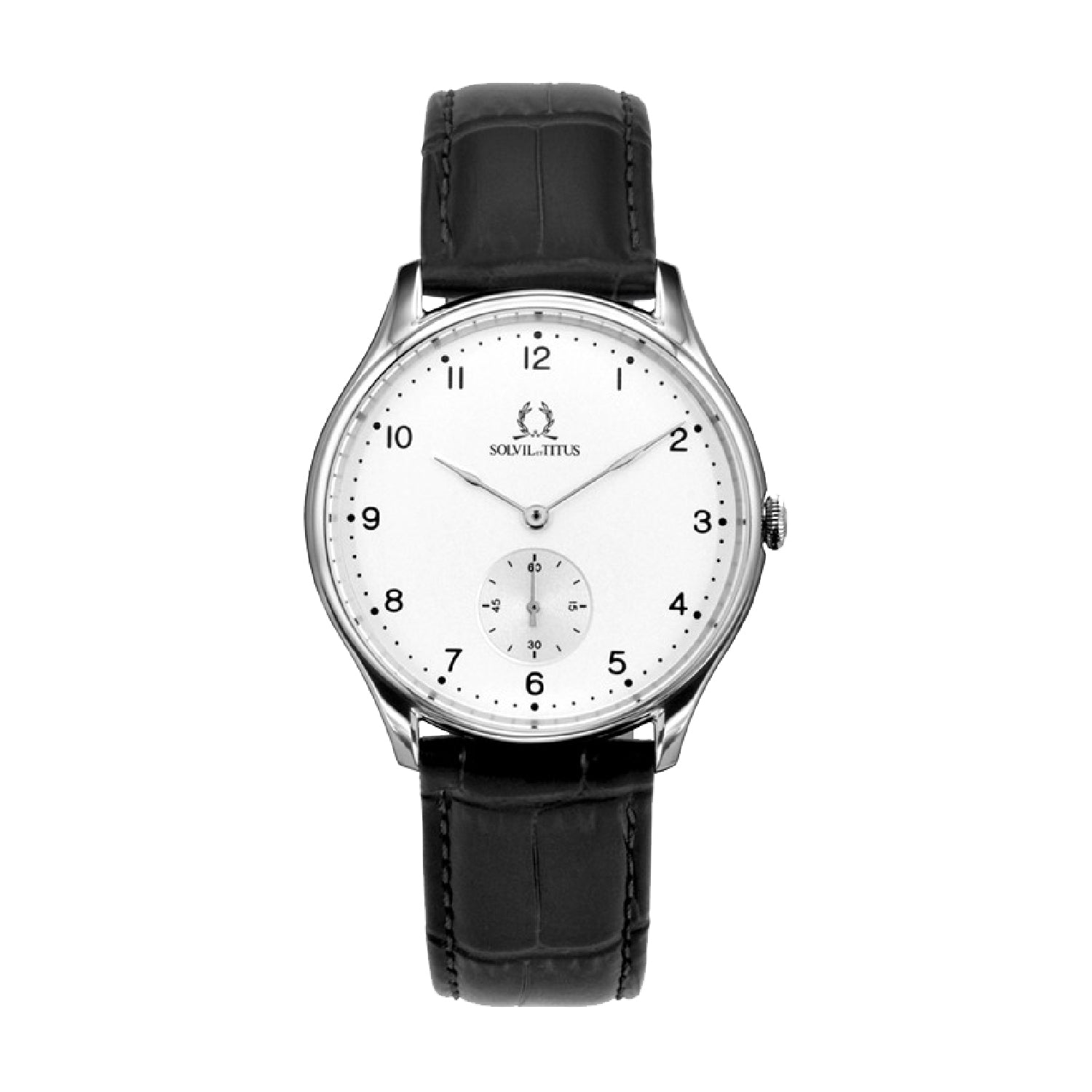 Classicist 2 Hands Small Second Quartz Leather Men Watch W06-03254-001