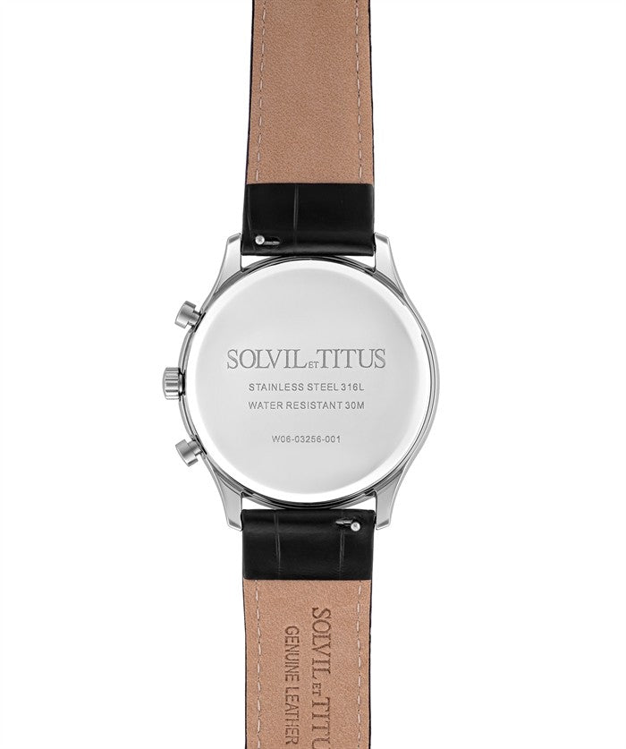 Classicist Multi-Function Quartz Leather Men Watch W06-03256-001