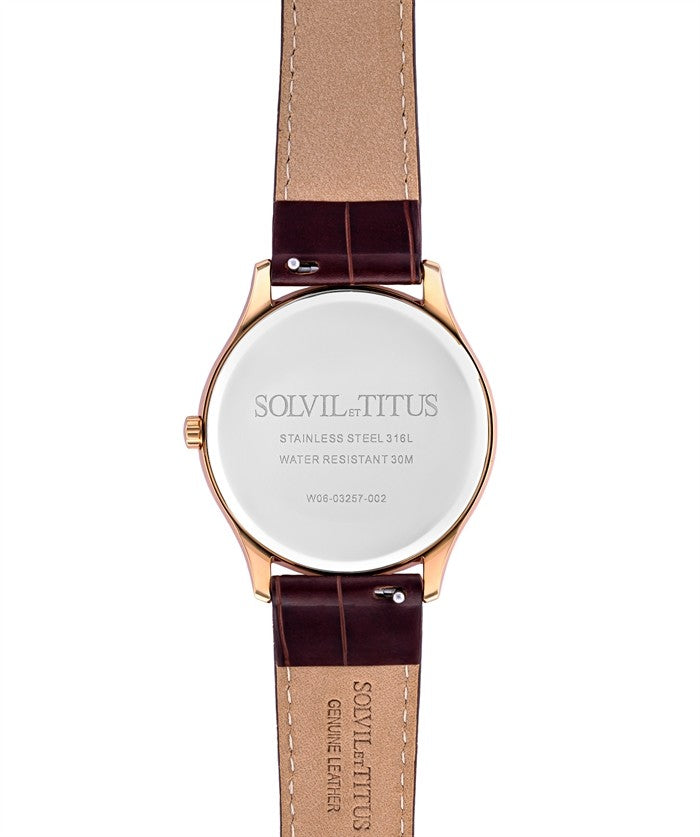 Classicist Multi-Function Quartz Leather Women Watch W06-03257-002