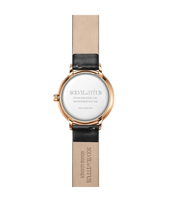 Interlude Multi-Function Quartz Leather Women Watch W06-03259-005