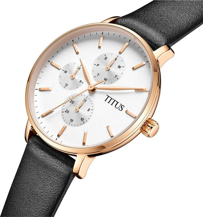 Interlude Multi-Function Quartz Leather Women Watch W06-03259-005