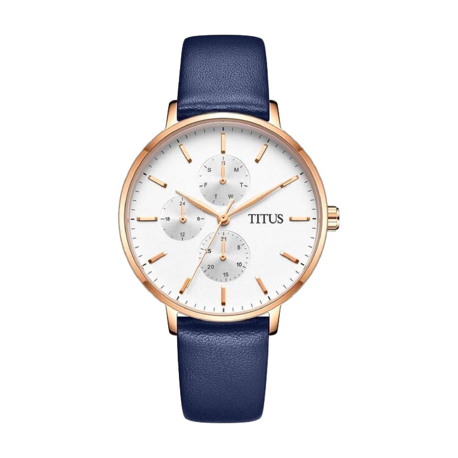 Interlude Multi-Function Quartz Leather Women Watch W06-03259-008