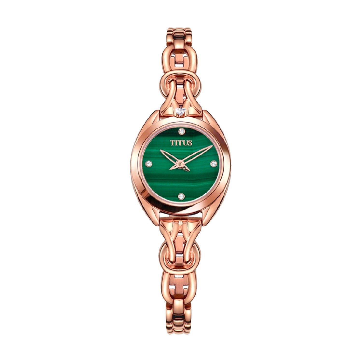 Ring & Knot 2 Hands Quartz Stainless Steel Women Watch W06-03260-004