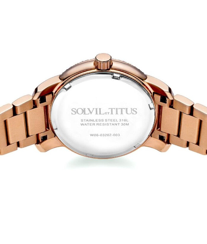 Devot Multi-Function with Day Night Indicator Quartz Stainless Steel Women Watch W06-03262-003