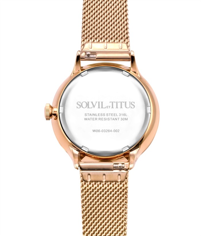 Interlude Multi-Function Quartz Stainless Steel Women Watch W06-03264-002