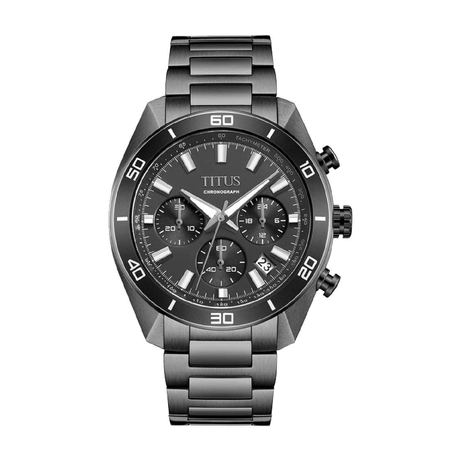 Modernist Chronograph Quartz Stainless Steel Men Watch W06-03265-006