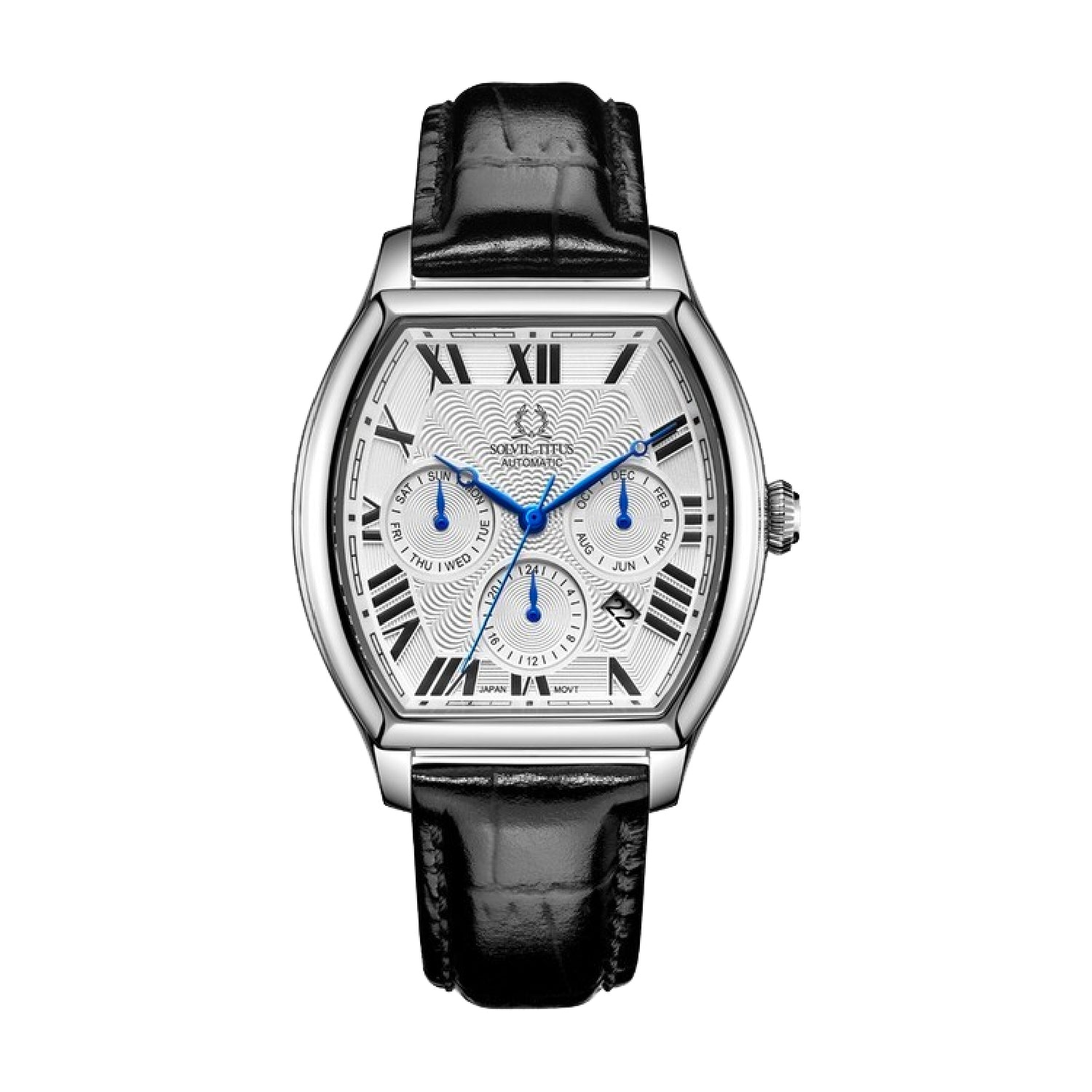 Barrique Multi-Function Mechanical Leather Men Watch W06-03267-001