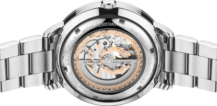Enlight 3 Hands Mechanical Stainless Steel Men Watch W06-03277-002