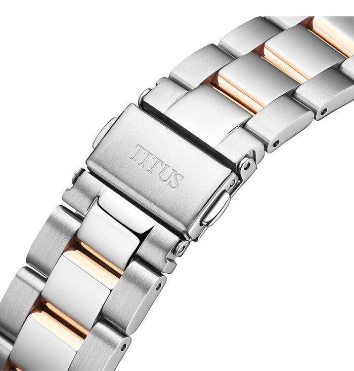 Enlight 3 Hands Mechanical Stainless Steel Men Watch W06-03277-002