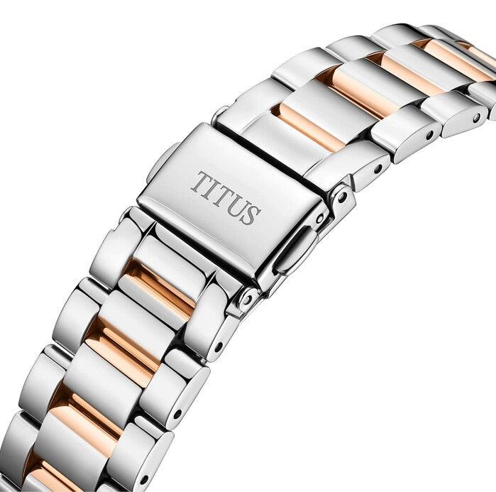Enlight 3 Hands Mechanical Stainless Steel Women Watch W06-03278-002