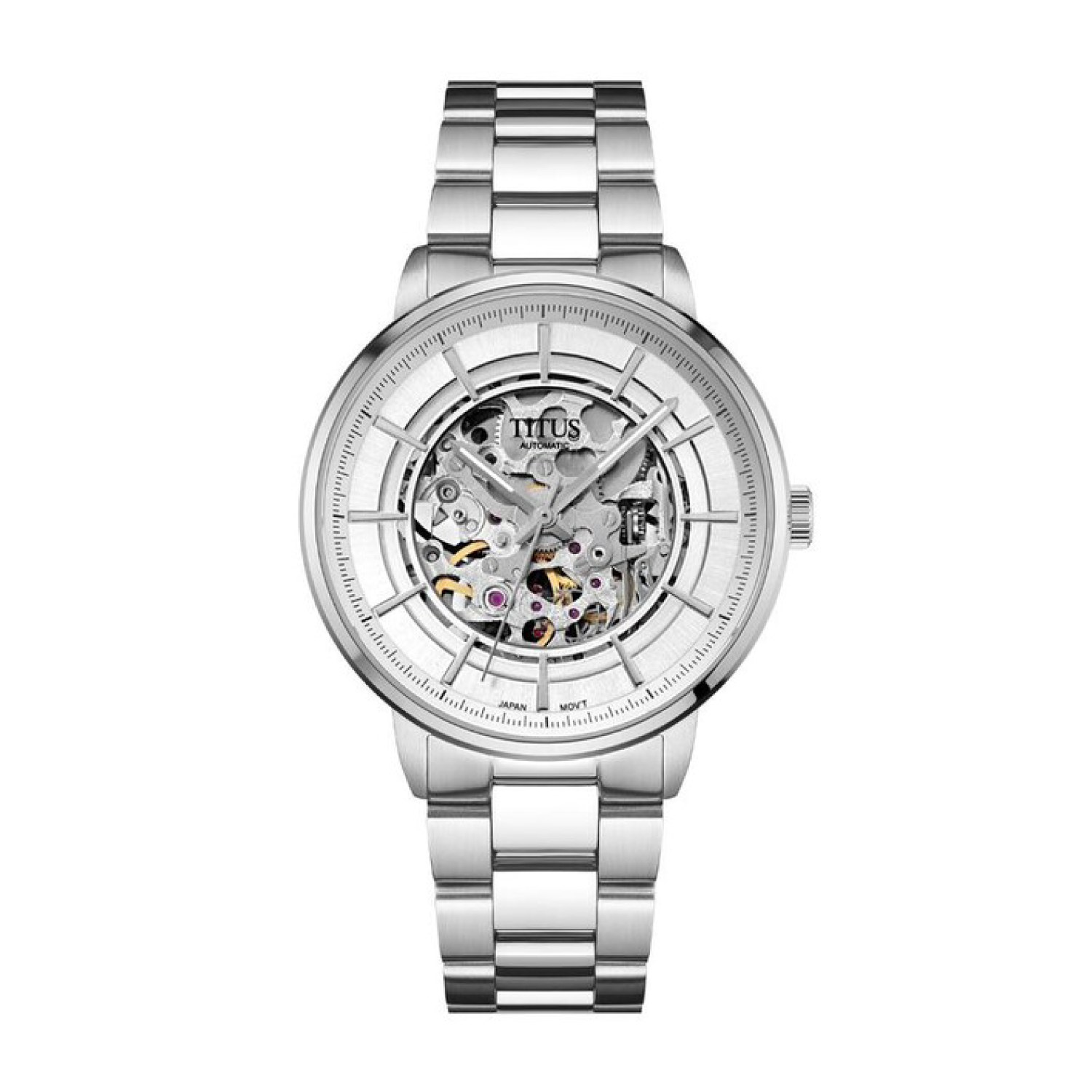Enlight 3 Hands Mechanical Stainless Steel Men Watch W06-03305-001