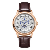 Classicist Multi-Function Day/Night Quartz Leather Men Watch W06-03322-003