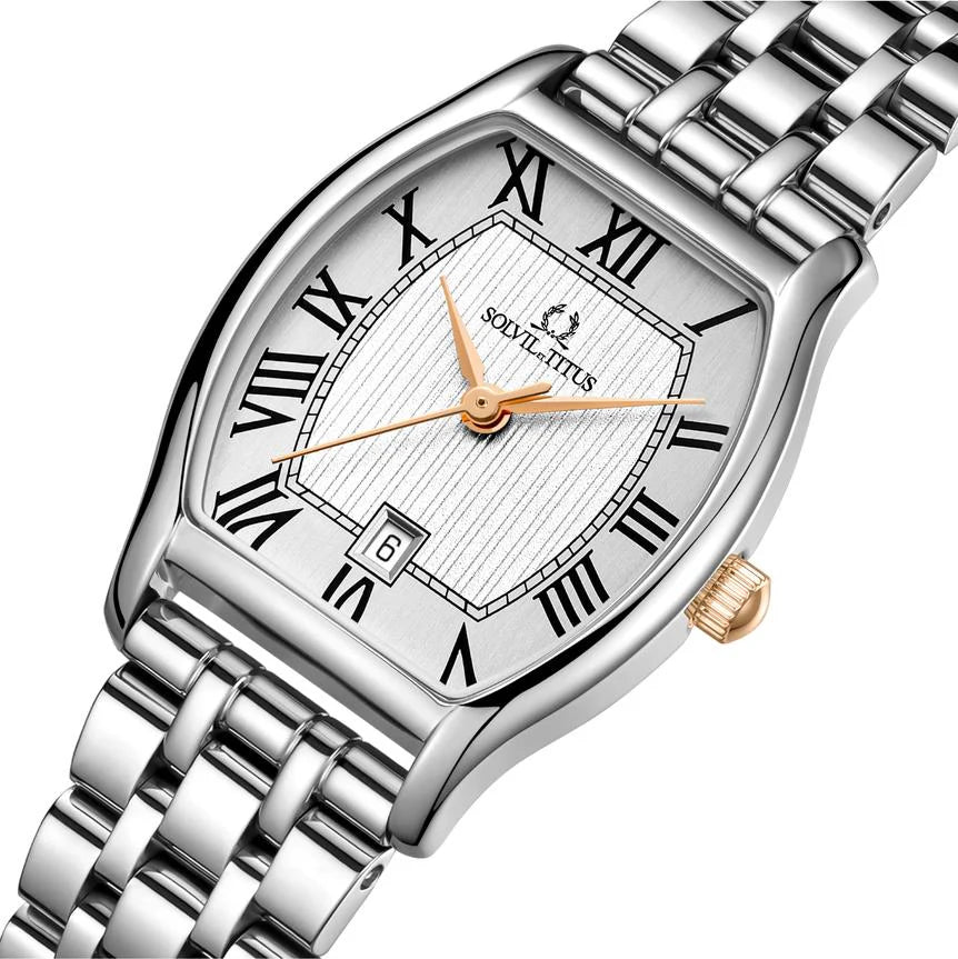 Barista 3 Hands Date Quartz Stainless Steel Women Watch W06-02825-015