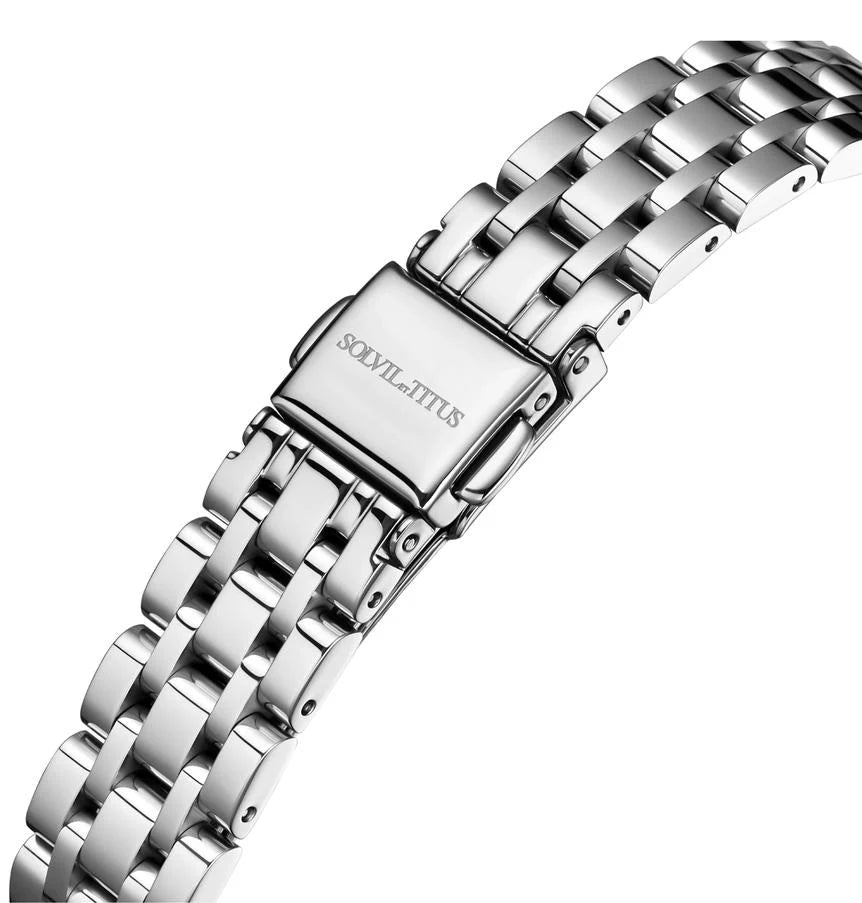 Barista 3 Hands Date Quartz Stainless Steel Women Watch W06-02825-015