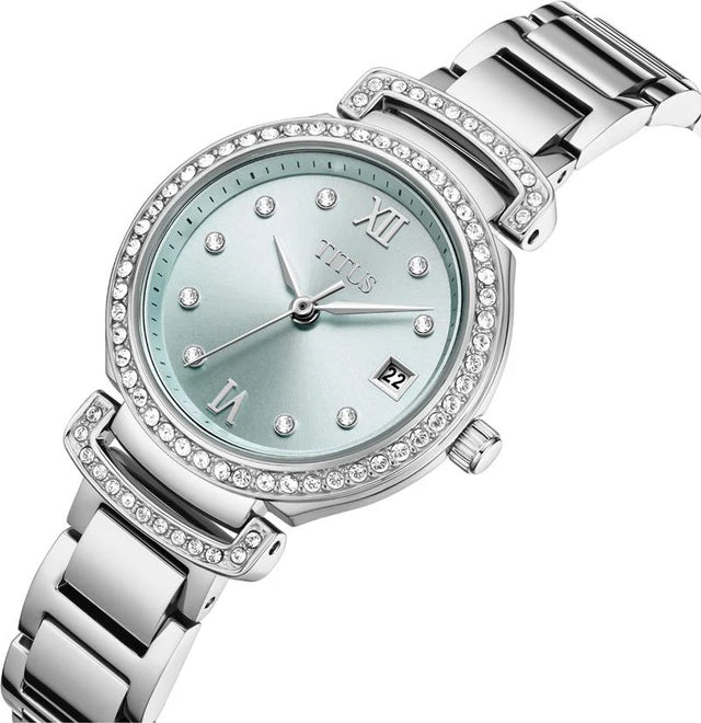 Fair Lady 3 Hands Date Quartz Stainless Steel Women Watch W06-03139-017