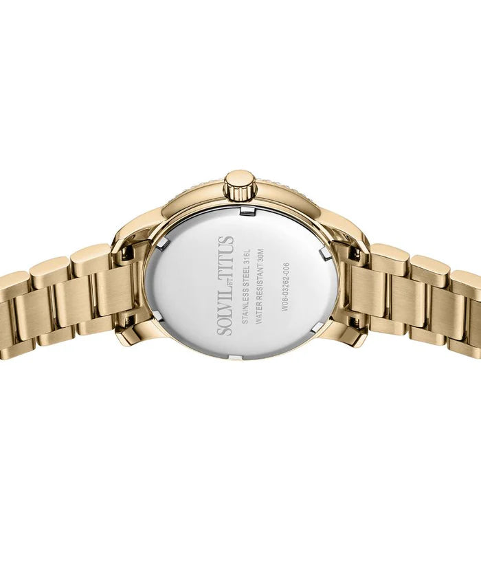 Devot Multi-Function with Day Night Indicator Quartz Stainless Steel Women Watch W06-03262-006