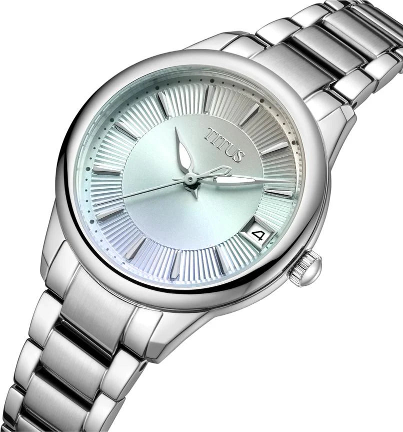 Fair Lady 3 Hands Date Quartz Stainless Steel Women Watch W06-03373-001