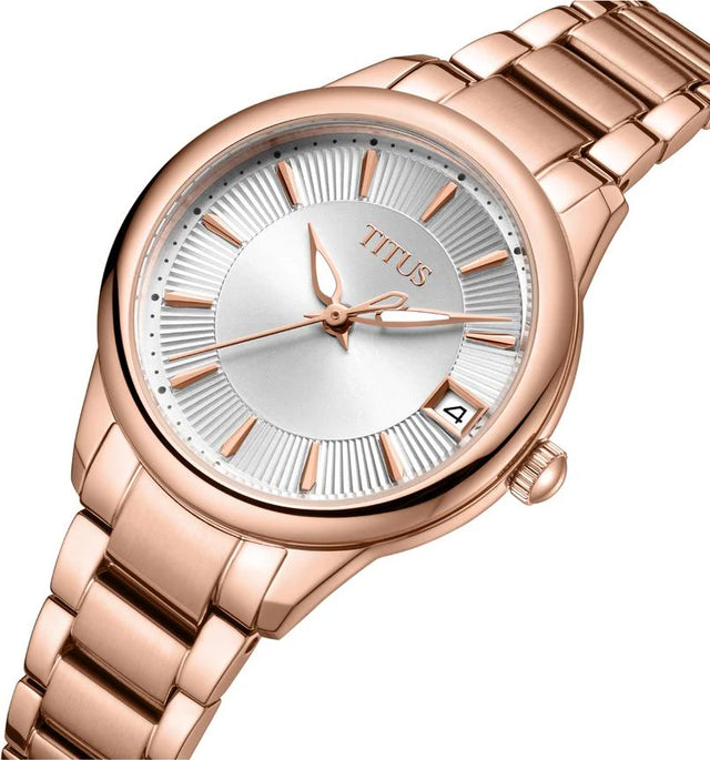 Fair Lady 3 Hands Date Quartz Stainless Steel Women Watch W06-03373-005