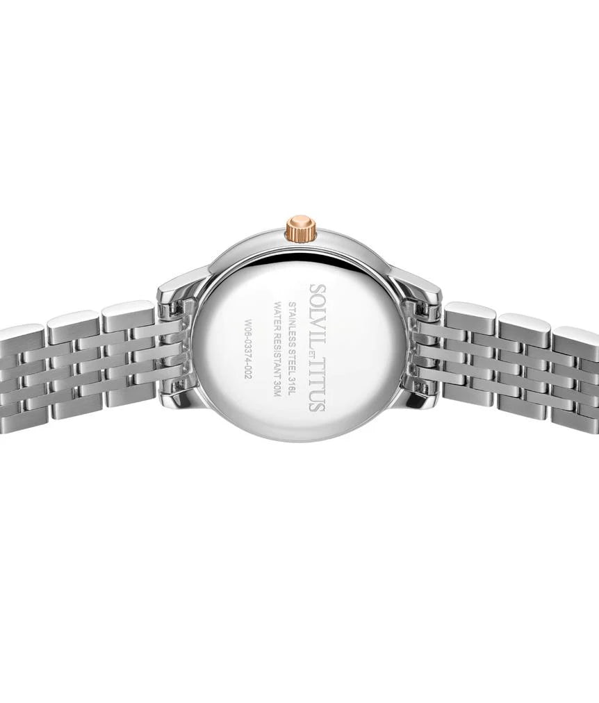 Fair Lady 3 Hands Quartz Stainless Steel Women Watch W06-03374-002