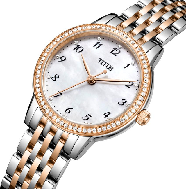 Fair Lady 3 Hands Quartz Stainless Steel Women Watch W06-03374-003