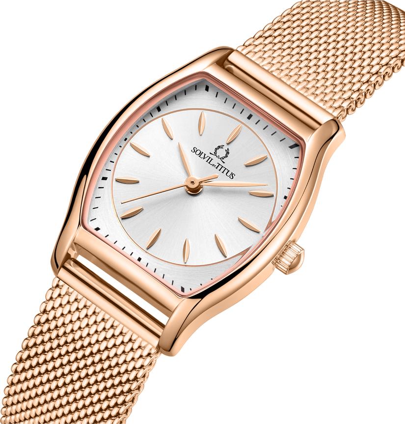 Barista 3 Hands Date Quartz Stainless Steel Women Watch W06-03384-005