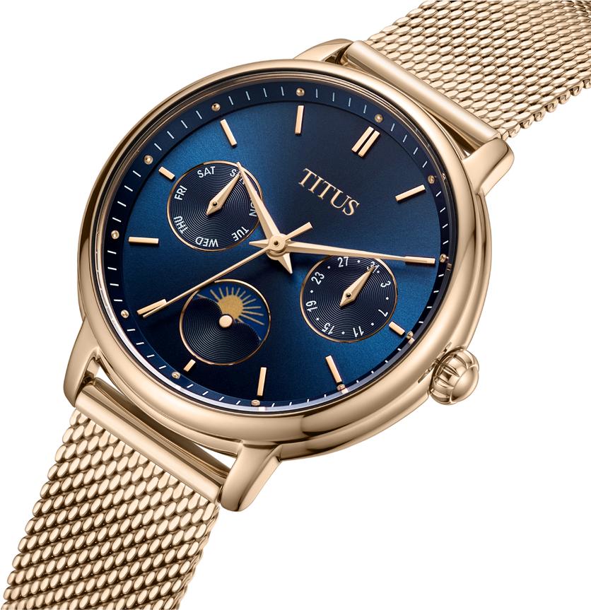 Fashionista Multi-Function Day & Night Quartz Stainless Steel Women Watch W06-03404-005