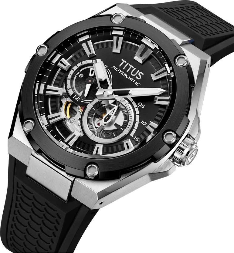 Voyager Multi-Function Automatic Silicone Men Watch W06-03410-004