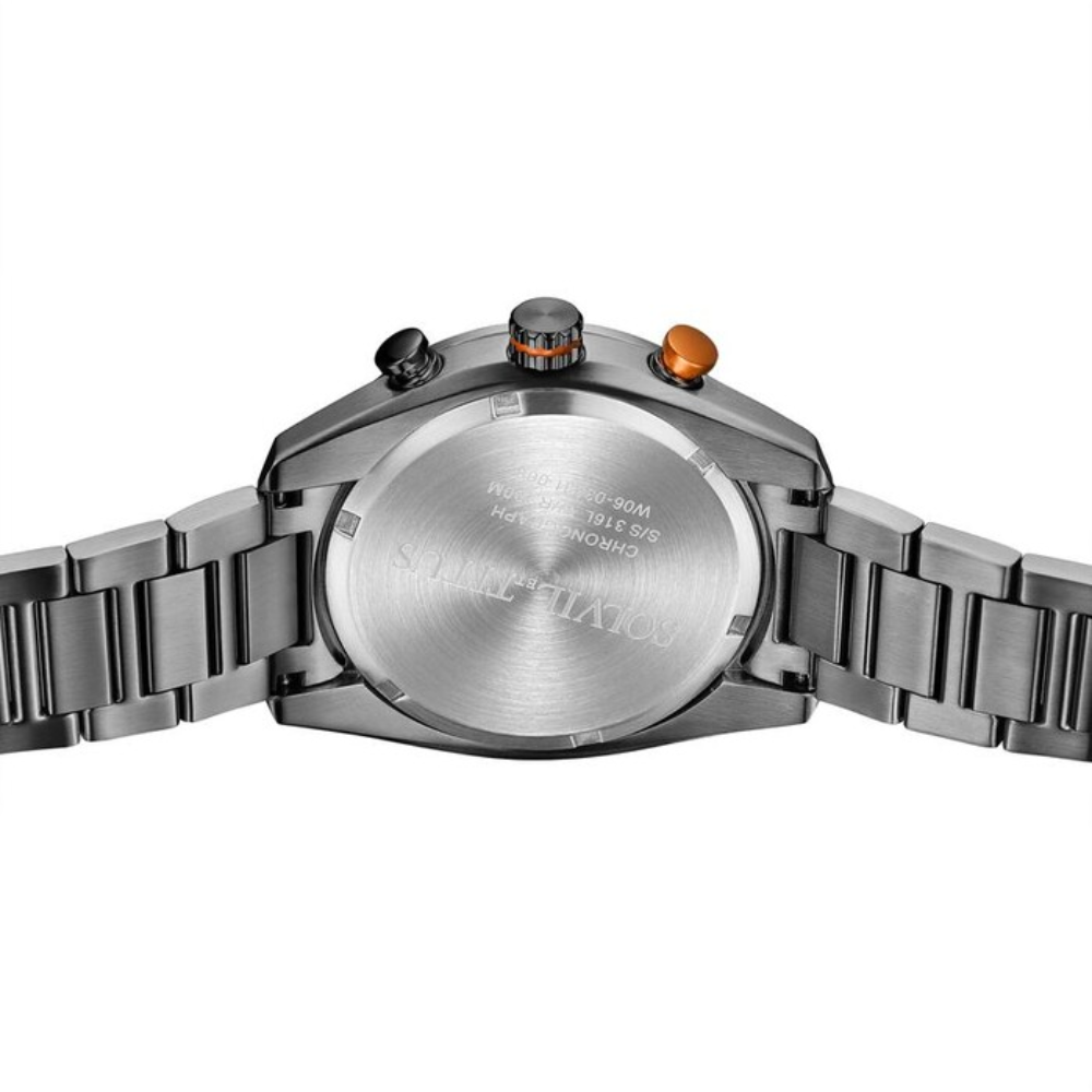 Modernist Chronograph Quartz Stainless Steel Men Watch W06-03331-005