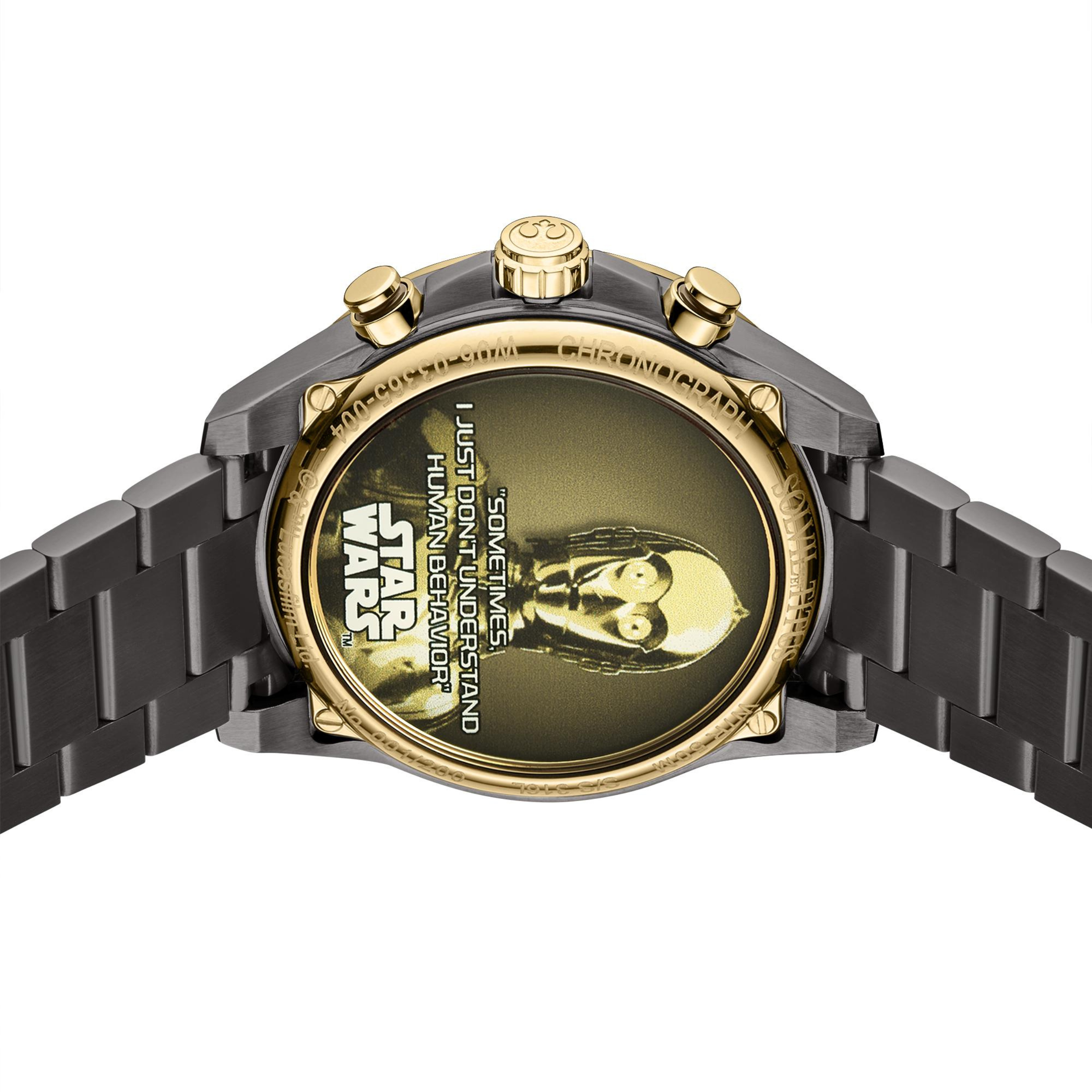 Solvil et Titus x Star Wars Limited Edition Saber "C-3PO" Chronograph Watch W06-03365-004