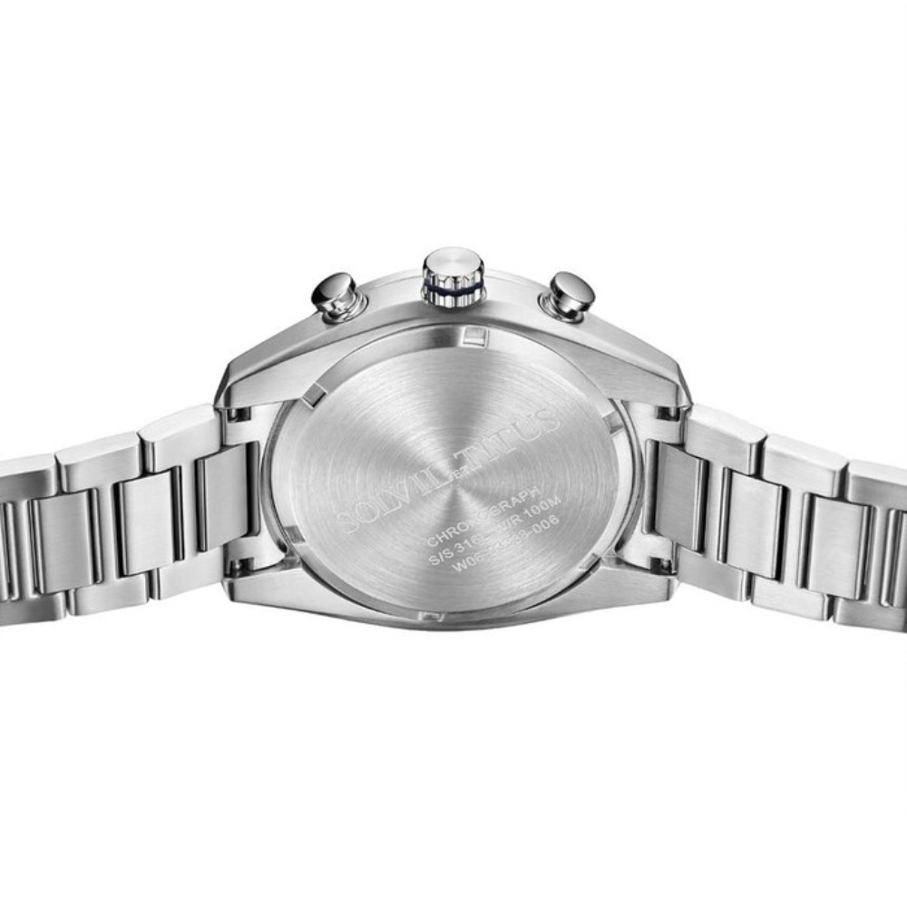 Modernist Chronograph Quartz Stainless Steel Men Watch W06-03338-006