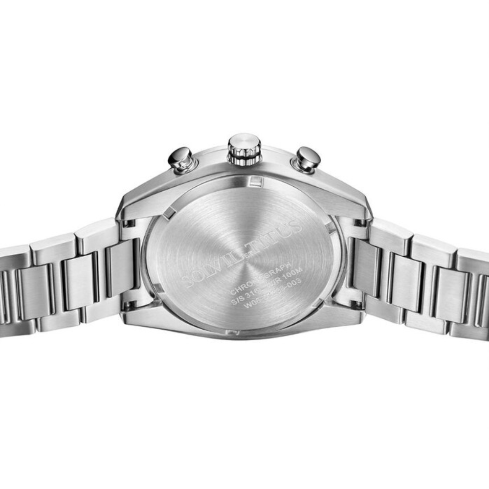 Modernist Chronograph Quartz Stainless Steel Men Watch W06-03338-003