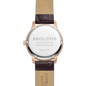 Classicist Multi-Function Day/Night Quartz Leather Men Watch W06-03322-003