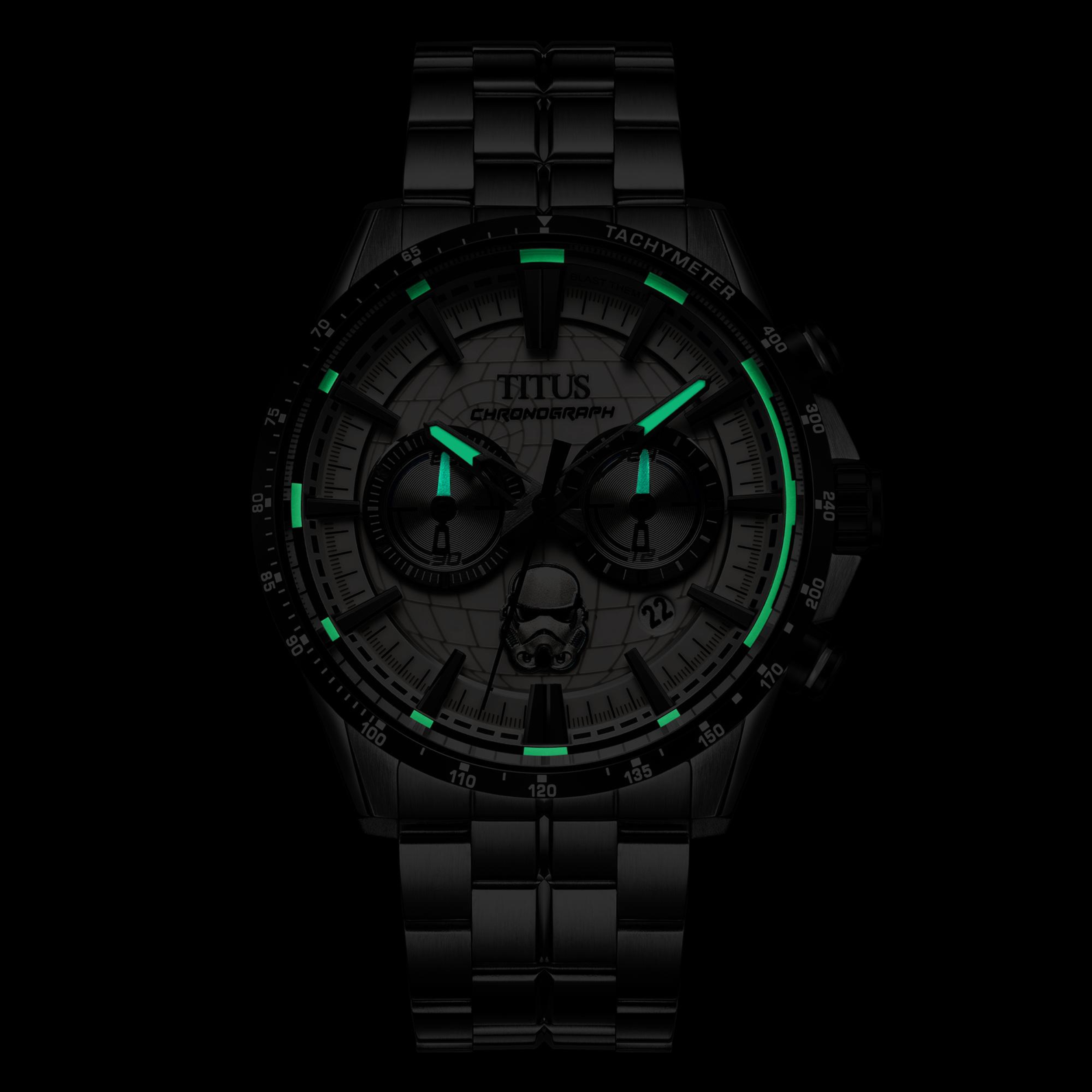 [Pre-Order] Solvil et Titus x Star Wars Limited Edition Saber "Stormtrooper" Chronograph Watch W06-03365-002